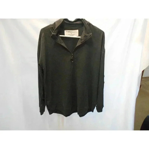 NWT The Sweatshirt Project Size Small 1/4 zip Pullover Laces Detail on Sleeves - Picture 1 of 7